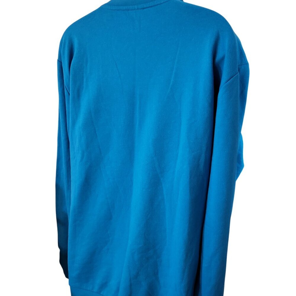 DISNEY‎ Men's/ women's Medium Turquoise Star Wars Sweatshirt Crew Neck Pullover - Picture 6 of 8